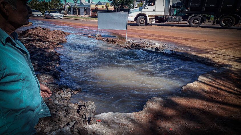 Pérdida de agua potable no contabilizada